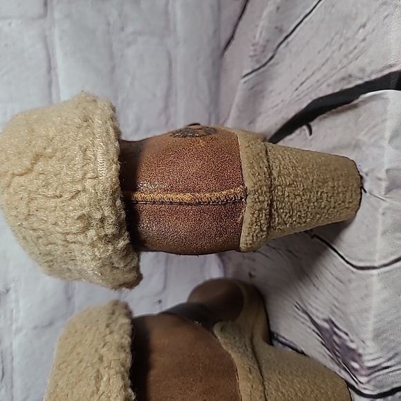 Leather Wedge Boots - Picture 6 of 10